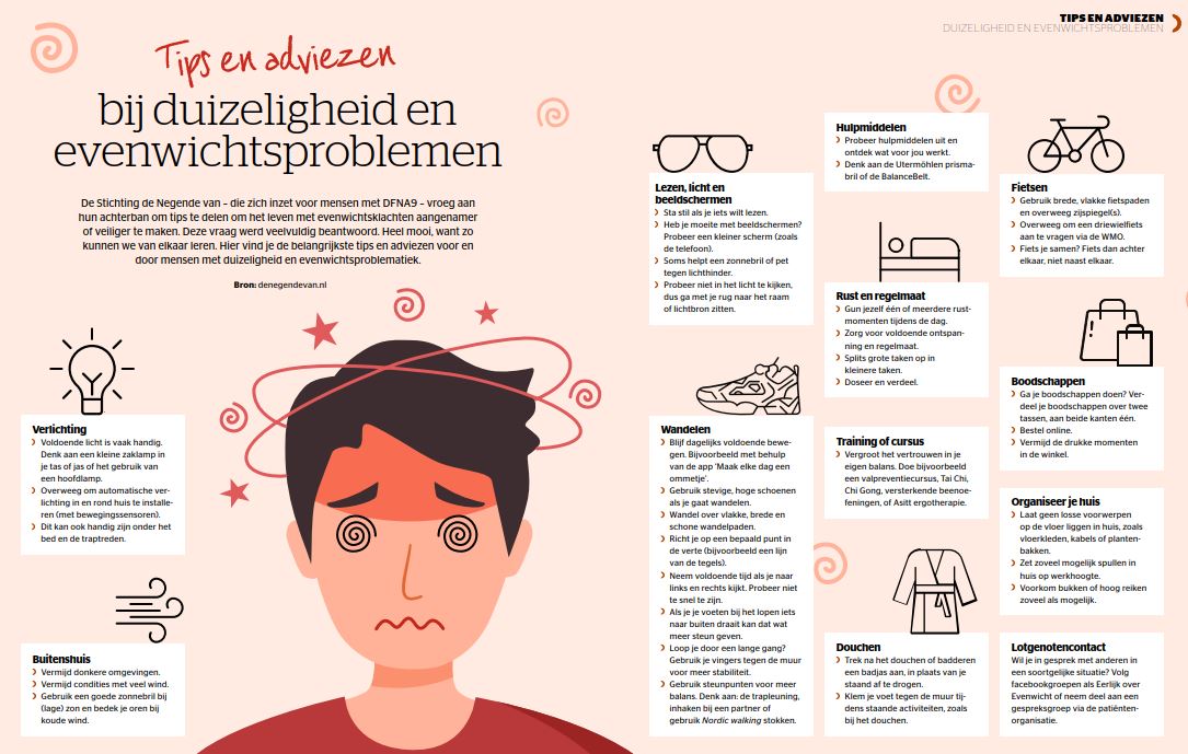 Nieuws - Tips en adviezen bij duizeligheid en evenwichtsproblemen